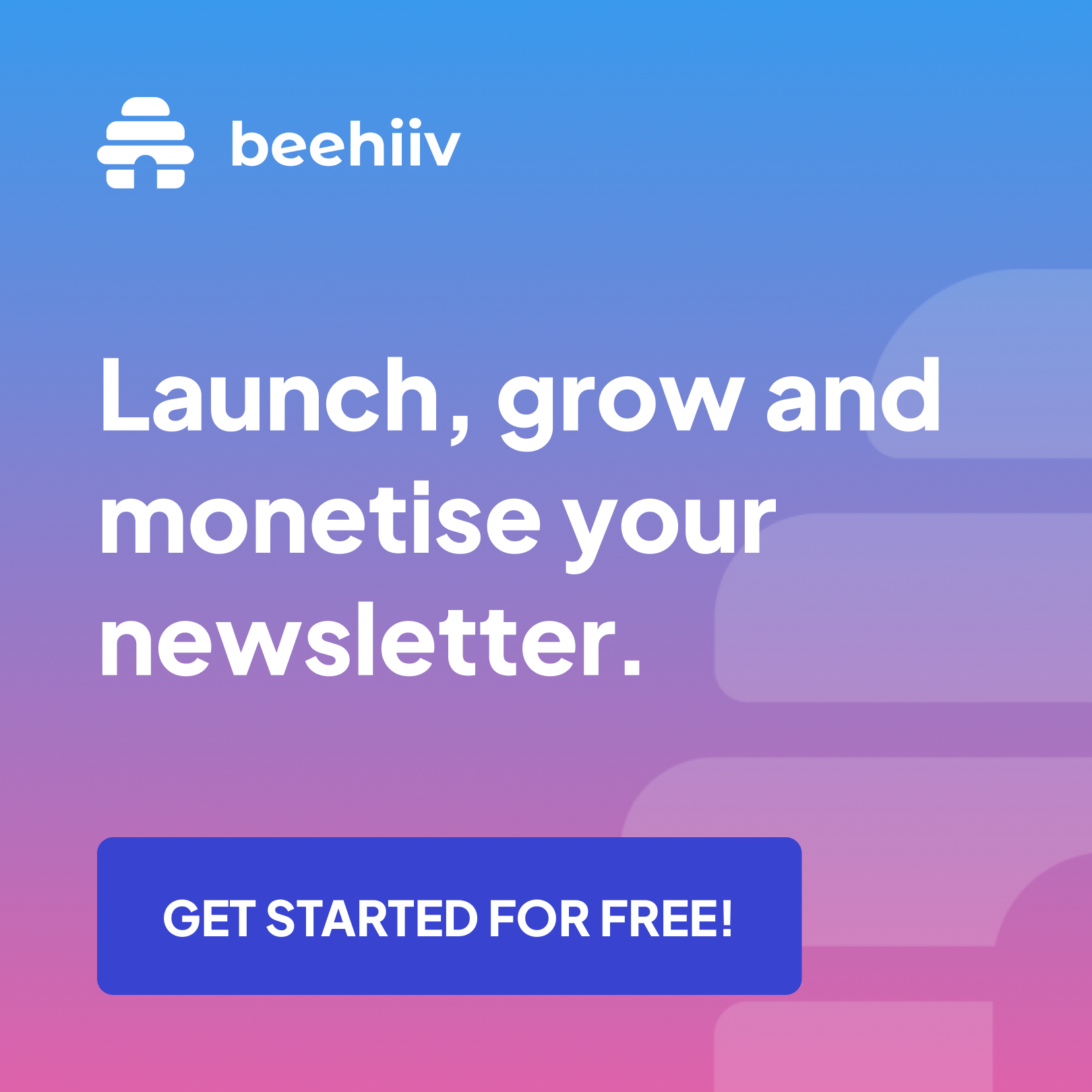 Get 20% off your first 3 months with Beehiiv