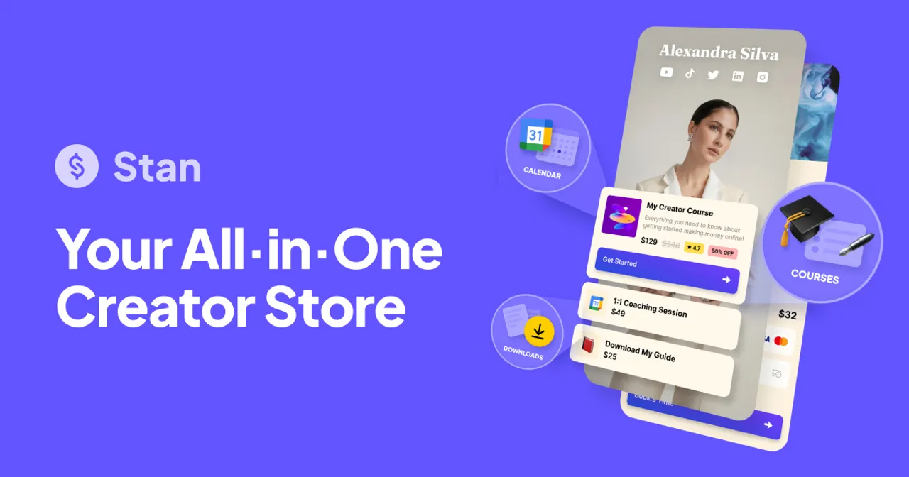 Screenshot of the Stan Store website